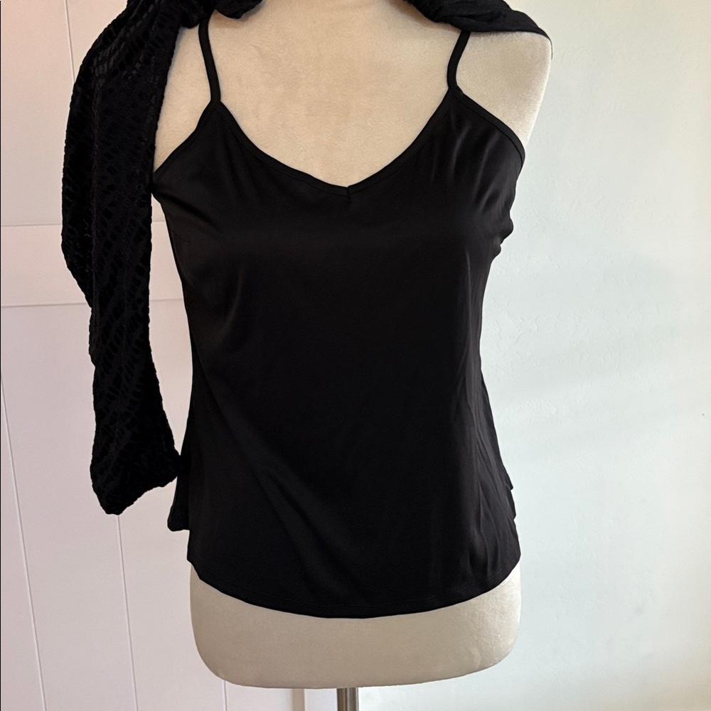 Simply Vera Vera Wang Black Textured Blouse - Picture 5 of 5